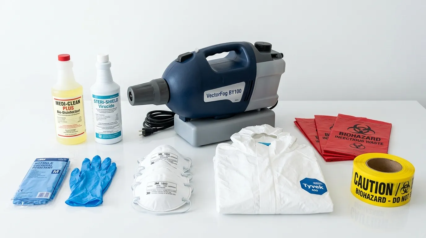 Professional biohazard remediation crew working in Cresskill