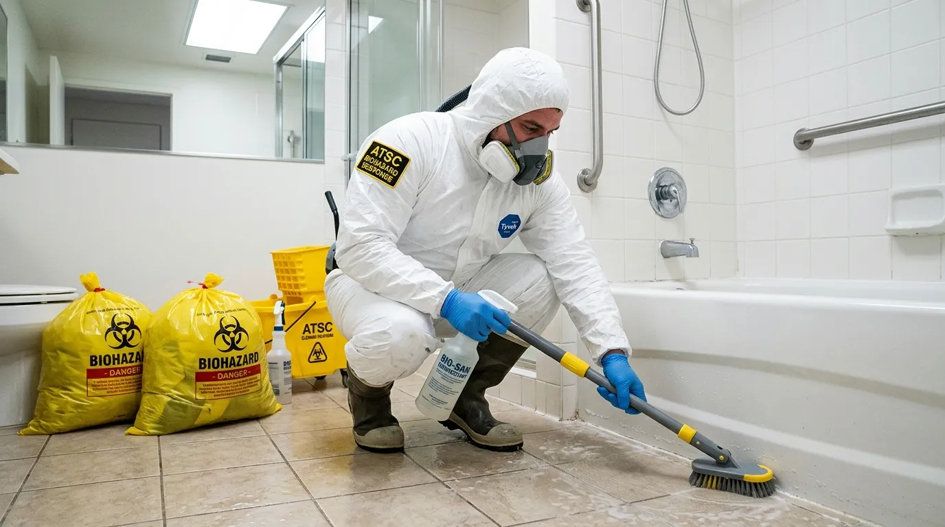 Decontamination equipment deployed for Blood Cleanup in Cresskill